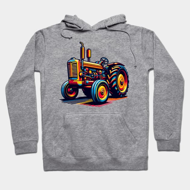 Agricultural Tractor Hoodie by Vehicles-Art